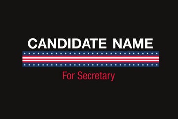 Picture of Vote Campaign - 2" x 3" Rectangle