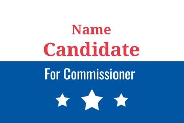 Picture of Political Campaign 6 - 2" x 3" Rectangle