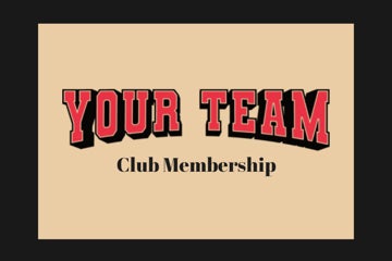 Picture of Sports Booster Club Team - 2" x 3" Rectangle