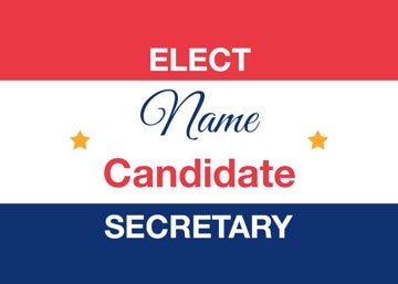 Picture of Political Campaign 1 - 2.5" x 3.5" Rectangle