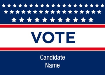 Picture of Political Campaign 3 - 2.5" x 3.5" Rectangle
