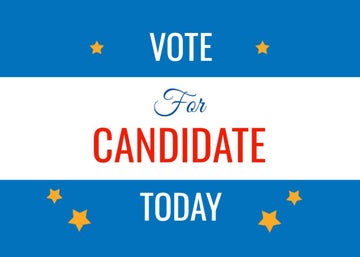 Picture of Political Campaign 4 - 2.5" x 3.5" Rectangle
