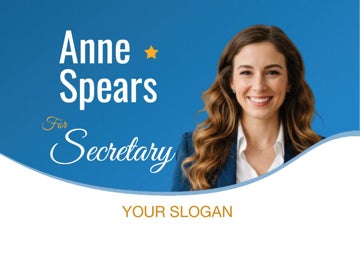 Picture of Political Campaign with Face - 2.5" x 3.5" Rectangle