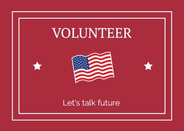 Picture of Volunteer Campaign - 2.5" x 3.5" Rectangle
