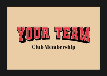 Picture of Sports Booster Club Team - 2.5" x 3.5" Rectangle