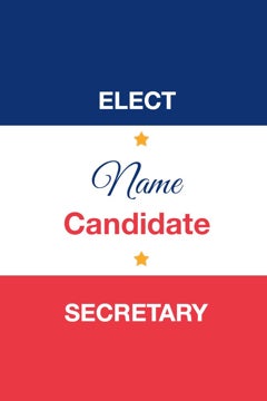 Picture of Political Campaign 1 - 3" x 2" Rectangle