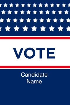 Picture of Political Campaign 3 - 3" x 2" Rectangle