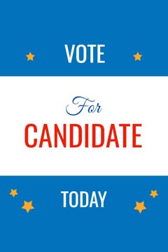 Picture of Political Campaign 4 - 3" x 2" Rectangle