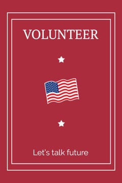 Picture of Volunteer Campaign - 3" x 2" Rectangle