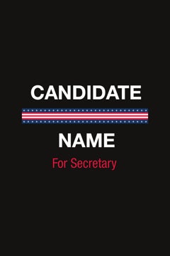 Picture of Vote Campaign - 3" x 2" Rectangle