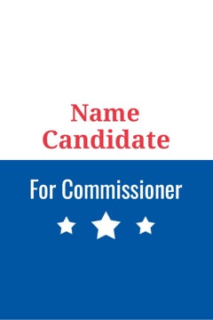 Picture of Political Campaign 6 - 3" x 2" Rectangle