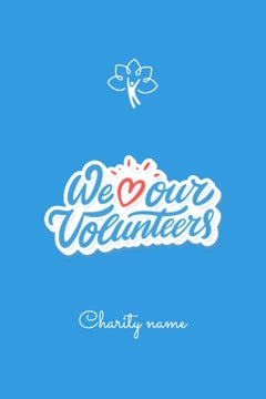 Picture of Volunteer / Charity - 3" x 2" Rectangle