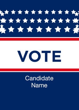 Picture of Political Campaign 3 - 3.5" x 2.5" Rectangle