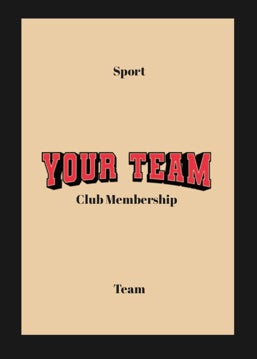 Picture of Sports Booster Club Team - 3.5" x 2.5" Rectangle