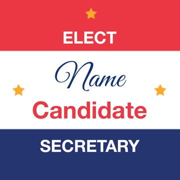 Picture of Political Campaign 2 - 2" x 2" Circle