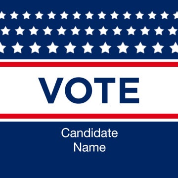 Picture of Political Campaign 3 - 2" x 2" Circle