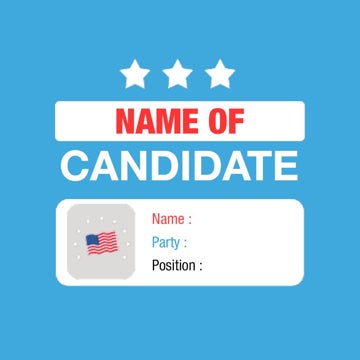 Picture of Political Campaign Rectangle 2 - 2" x 2" Circle