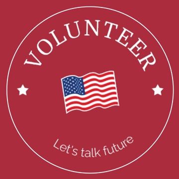 Picture of Volunteer Campaign - 2" x 2" Circle