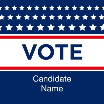 Picture of Political Campaign 3 - 2.25" x 2.25" Circle