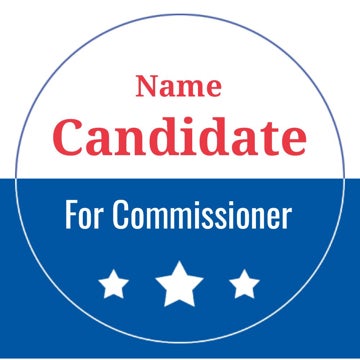 Picture of Vote Campaign - 2.25" x 2.25" Circle