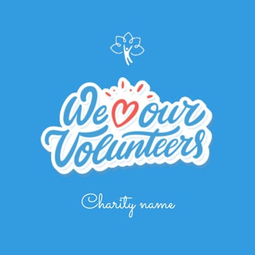 Picture of Volunteer / Charity - 2.25" x 2.25" Circle