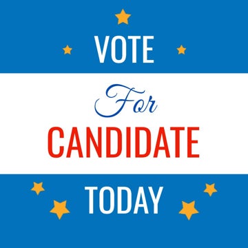Picture of Political Campaign 4 - 2.5" x 2.5" Circle