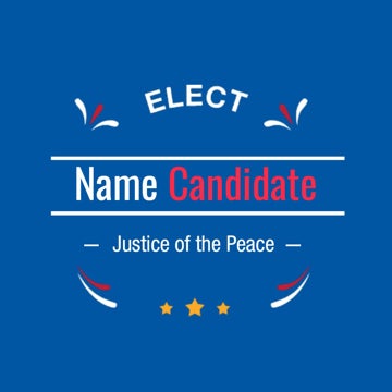 Picture of Political Campaign 5 - 2.5" x 2.5" Circle