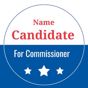 Picture of Vote Campaign - 2.5" x 2.5" Circle