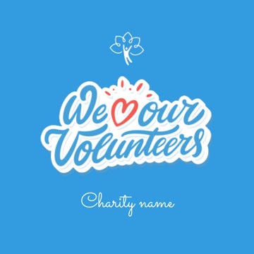Picture of Volunteer / Charity - 2.5" x 2.5" Circle