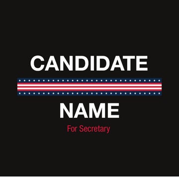 Picture of Vote Campaign - 3" x 3" Circle