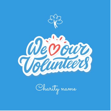 Picture of Volunteer / Charity - 3" x 3" Circle