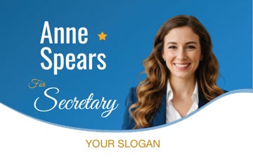 Picture of Political Campaign with Face - 2" x 3" Rectangle